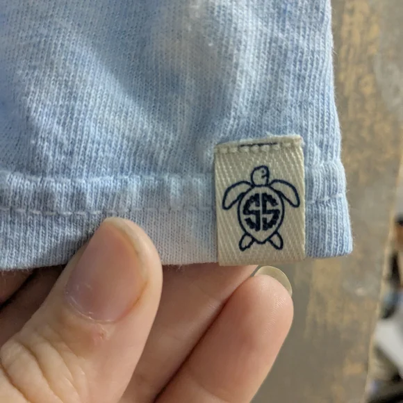 Simply Southern Blue and Pink Tie-Dye Shirt - Picture 5 of 6